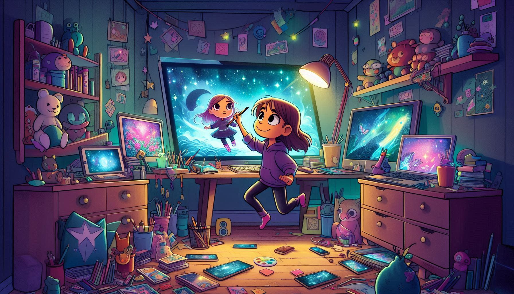 The Pixel and the Paintbrush